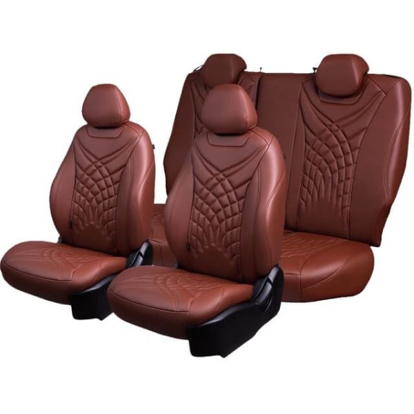 Чехлы Премиум Экокожа Байрон Президент|Жук на ВАЗ 2107 (1982-2012)