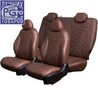 Чехлы Премиум Экокожа Байрон Президент|Жук на ВАЗ 2107 (1982-2012)